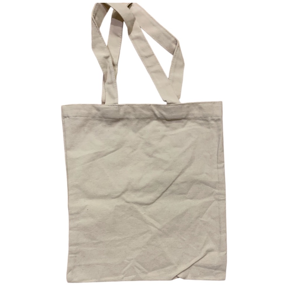 Off-White Inspo Tote Bag Rare Tote Bag Cotton Canvas Front Black Arrows Print - Picture 2 of 2